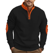 Load image into Gallery viewer, Stand Collar Pullover Half Zip Long Sleeve Coat