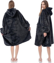 Load image into Gallery viewer, Krifey Wearable Blanket Hoodie, Oversized Sherpa Hooded As Birthday Gifts For Mom Women Girlfriend Men, Cozy Sweatshirt With Giant Pocket