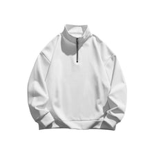 Load image into Gallery viewer, Men's Brushed Hoody Stand Collar Half Zip Long Sleeve