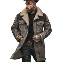 Load image into Gallery viewer, Suede Multicolor Jacket Multi-pocket Zipper