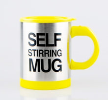 Load image into Gallery viewer, Automatic Stirring Glass Lazy Electric Mug Stainless Steel Electric Rotating Coffee Cup
