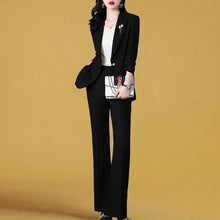 Load image into Gallery viewer, Business Suit Fashion Temperament Reduction Two-piece Set
