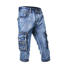 Load image into Gallery viewer, Cropped Pants Slim Fit Denim Shorts Cropped Pants Casual Jeans