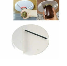 Load image into Gallery viewer, Glass Jar Opener For Under The Kitchen Cabinet Counter Lid Remover Aid