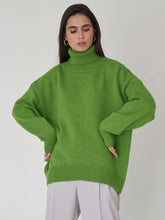 Load image into Gallery viewer, Turtleneck Long Sleeve Sweater