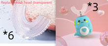 Load image into Gallery viewer, Children'S Electric Toothbrush Food Grade Silicone Oral 360 Degree Automatic Usb Charging Smart Children'S Toothbrush U-Shaped