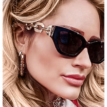 Load image into Gallery viewer, Small Frame Sunglasses, Personalized Chain Temples,Sunshade Sunglasses