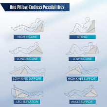 Load image into Gallery viewer, Bed Wedge Pillow Suit For Back Leg And Knee Support Sleeping
