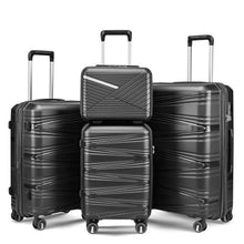 Load image into Gallery viewer, Luggage 4 Piece Sets, Hard Shell Lightweight TSA Lock Carry On Expandable Suitcase With Spinner Wheels Travel Set For Men Women