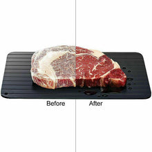 Load image into Gallery viewer, Fast Defrost Tray Fast Thaw Frozen Food Meat Fruit Quick Defrosting Plate Board Defrost Tray Thaw Master Kitchen Gadgets