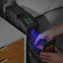 Cargar imagen en el visor de la galería, Mounted Gun Safe For Pistols, Biometric Gun Safe With Three Quick Access Ways Of Fingerprints, Passwords And Keys, Handgun Safe For 1 Pistol For Home, Bedside, Nightstand, Wall