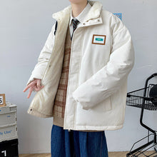 Load image into Gallery viewer, Solid Warm Cotton Velvet Autumn And Winter New Casual Loose Lapel Corduroy Fashionable Cotton Coat Men