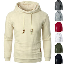 Load image into Gallery viewer, Men's Jacquard Hooded Sweater Long-sleeved Hoodie Warm Solid Sports Top