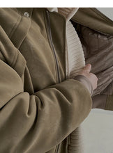 Cargar imagen en el visor de la galería, Chaqueta retro de ante para hombre