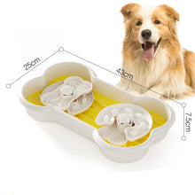 Cargar imagen en el visor de la galería, Cuencos de alimentación lenta para perros Cuenco antiasfixia para perros Cuenco de alimentación lenta para perros Comida cruda húmeda seca Rompecabezas de comida para perros para perros de razas grandes
