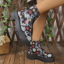 Load image into Gallery viewer, Platform Martin Boots Lace-up Platform Heel Ankle Boots
