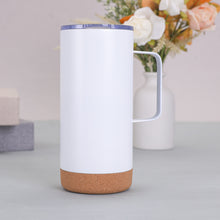 Load image into Gallery viewer, Oak Cork Sole Double Layer 16oz Vacuum Car Cup