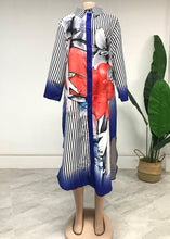 Load image into Gallery viewer, Temperament Commuter Printing Fashion Stitching Dress