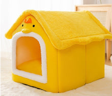Load image into Gallery viewer, Foldable Dog House Pet Cat Bed Winter Dog Villa Sleep Kennel Removable Nest Warm Enclosed Cave Sofa Pets Supplies