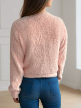 Load image into Gallery viewer, Cutout Knot Button Long Sleeve Cardigan