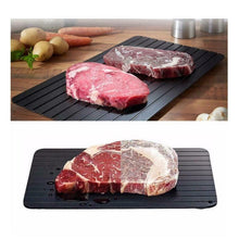 Load image into Gallery viewer, Fast Defrost Tray Fast Thaw Frozen Food Meat Fruit Quick Defrosting Plate Board Defrost Tray Thaw Master Kitchen Gadgets