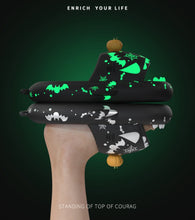 Load image into Gallery viewer, Halloween And Christmas Shoes Ins Luminous Shark Slippers Couple Men Women House Shoes Non-slip Bathroom Slippers Home