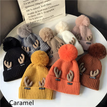 Load image into Gallery viewer, Winter Student Hair Ball Plus Velvet Thick Warm Ear Protection