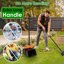 Load image into Gallery viewer, 1Set Pooper Scooper Kit Dog Poop Rake & Swiveling Bin Poop Heavy Duty Pick Up Tool With Extra Long Handle 35 Waste Bags Dispenser