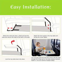 Load image into Gallery viewer, Portable Airplane Seat Extension Pad - Comfortable Nylon Travel Footrest For Enhanced Leg Support
