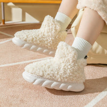 Load image into Gallery viewer, Winter Package Heeled Waterproof Home Indoor And Outdoor Wear Cute High Helper Cotton Slippers