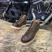 Load image into Gallery viewer, Retro Style Worker Boot Men's High-top Leather Motorcycle Boots