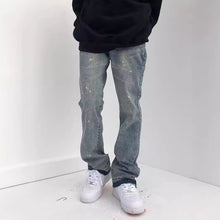 Cargar imagen en el visor de la galería, Pantalones largos rectos de calle holgados Ins