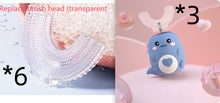 Load image into Gallery viewer, Children'S Electric Toothbrush Food Grade Silicone Oral 360 Degree Automatic Usb Charging Smart Children'S Toothbrush U-Shaped