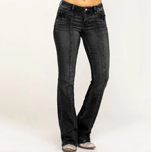 Load image into Gallery viewer, Women's Jeans Are Slim And Slim Washed With Horn