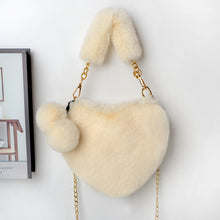 Load image into Gallery viewer, Love Bags Soft Plush Handbags Women Valentine's Day Party Bag