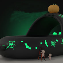 Load image into Gallery viewer, Halloween And Christmas Shoes Ins Luminous Shark Slippers Couple Men Women House Shoes Non-slip Bathroom Slippers Home