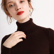 Load image into Gallery viewer, New Sweater Women's Turtleneck Pullover Slim Bottoming Shirt Thickened