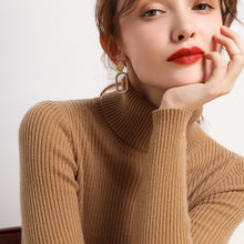 Load image into Gallery viewer, New Sweater Women's Turtleneck Pullover Slim Bottoming Shirt Thickened
