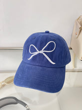 Cargar imagen en el visor de la galería, Gorra de béisbol con lazo Ins, linda y bonita, con protección solar