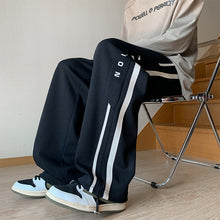 Load image into Gallery viewer, Gray Wide-leg Pants Teenagers Draped Casual Pants