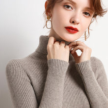 Load image into Gallery viewer, New Sweater Women's Turtleneck Pullover Slim Bottoming Shirt Thickened
