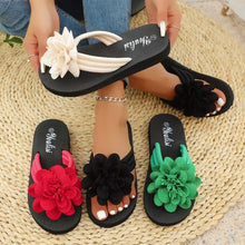 Load image into Gallery viewer, Flower Flip-flops Casual And Lightweight Beach Shoes