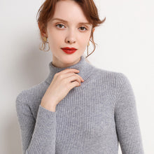 Load image into Gallery viewer, New Sweater Women's Turtleneck Pullover Slim Bottoming Shirt Thickened