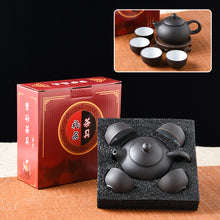 Load image into Gallery viewer, Purple Sand Tea Set Suit Ceramic Kung Fu Purple Sand Teapot