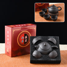 Load image into Gallery viewer, Purple Sand Tea Set Suit Ceramic Kung Fu Purple Sand Teapot