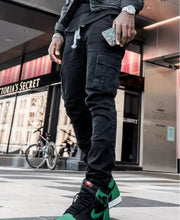 Load image into Gallery viewer, Jeans European and American-Style Slim-Fit Casual Pants with Side Pockets