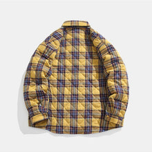Load image into Gallery viewer, Men's Casual Plaid Shirt Collar Jacket Loose Thick Cotton Coat Coat