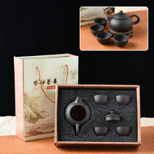 Load image into Gallery viewer, Purple Sand Tea Set Suit Ceramic Kung Fu Purple Sand Teapot