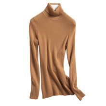 Load image into Gallery viewer, New Sweater Women's Turtleneck Pullover Slim Bottoming Shirt Thickened