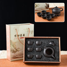 Load image into Gallery viewer, Purple Sand Tea Set Suit Ceramic Kung Fu Purple Sand Teapot